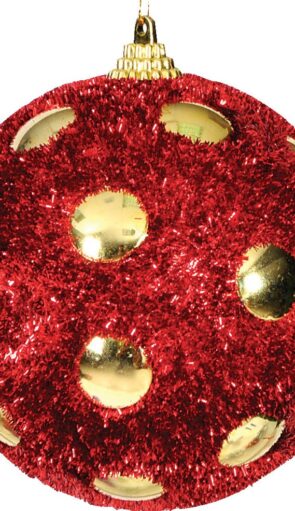 Πλαστική Χριστουγεννιάτικη Μπάλα 8cm