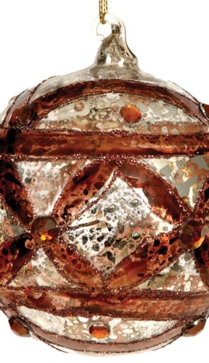 Γυάλινη Χριστουγεννιάτικη Μπάλα 10cm