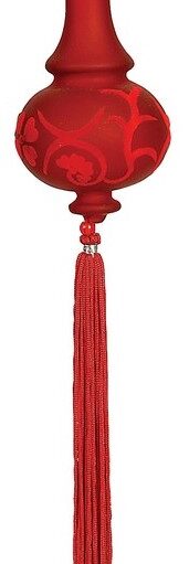 Γυάλινη Χριστουγεννιάτικη Μπάλα 35cm ,Σετ 2 Τεμαχίων