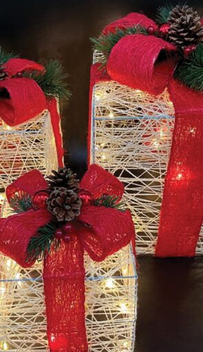 Φωτιζόμενα Δώρα Με Led Φωτισμό Μπαταρίας ,Σέτ 3 Τεμαχίων