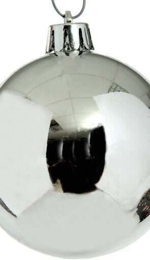 Πλαστική Γυαλιστερή Χριστουγεννιάτικη Μπάλα 10cm