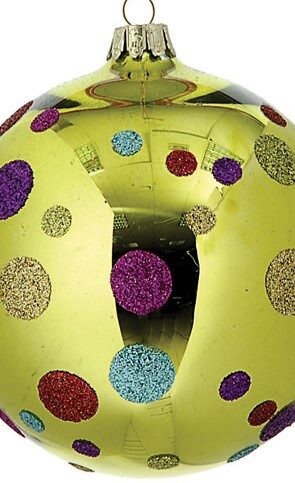 Γυάλινη Χριστουγεννιάτικη Μπάλα 10cm