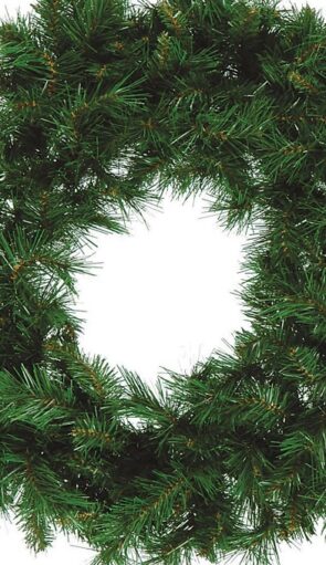 Χριστουγεννιάτικο Διπλό Στεφάνι Αυγούστα ,120cm