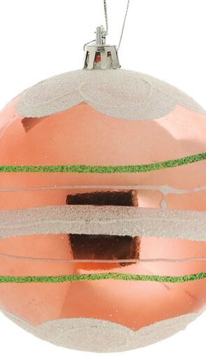 Πλαστική Χριστουγεννιάτικη Μπάλα 10cm