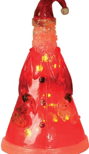 Φωτιζόμενος Ακρυλικός Άγιος Βασίλης Με Θερμό Φωτισμό 30 CM