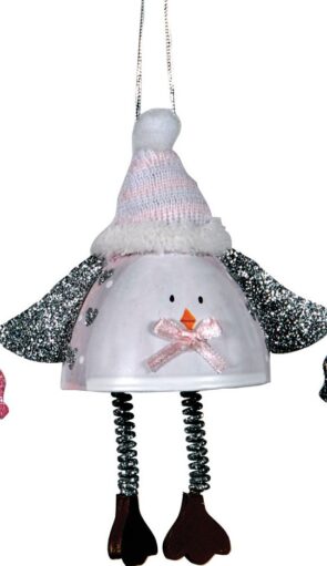 Μεταλλικό Κρεμαστό Χριστουγεννιάτικο Στολίδι 12cm