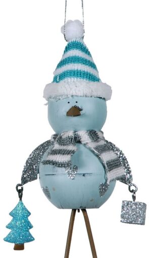 Μεταλλικό Κρεμαστό Χριστουγεννιάτικο Στολίδι 15cm