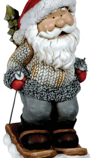 Πήλινος Διακοσμητικός Άγιος Βασίλης 23 x 21 x 43(h)cm