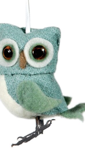 Λούτρινο Κρεμαστό Χριστουγεννιάτικο Στολίδι 8cm