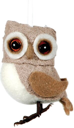 Λούτρινο Κρεμαστό Χριστουγεννιάτικο Στολίδι 8cm