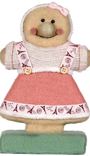 Λούτρινο Χριστουγεννιάτικο Διακοσμητικό 25(h)cm