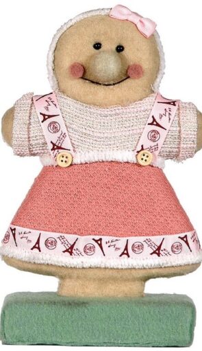 Λούτρινο Χριστουγεννιάτικο Διακοσμητικό 34(h)cm