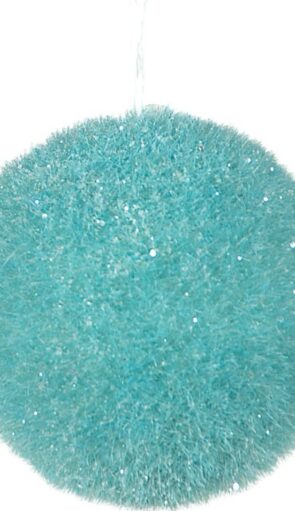 Μπλε Χριστουγεννιάτικη Μπάλα 10cm