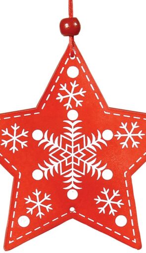 Pvc Κρεμαστό Χριστουγεννιάτικο Στολίδι 11cm