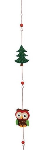 Τσόχινη Χριστουγεννιάτικη Γιρλάντα 110cm