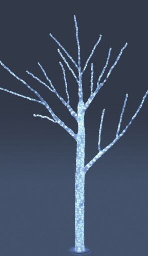 Led Φωτιζόμενο Δέντρο Με 1108 Led Με Λευκό Φωτισμό,300(Η) x 200cm