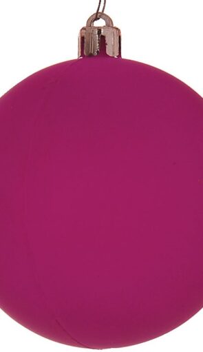 Πλαστική Νέον Χριστουγεννιάτικη Μπάλα 8cm