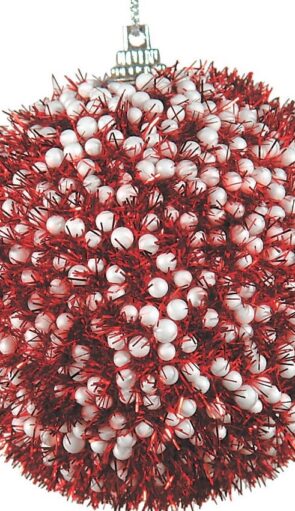 Πλαστική Χριστουγεννιάτικη Μπάλα 10cm