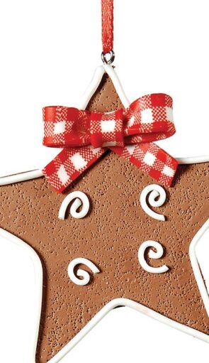 Κρεμαστό Ζαχαρωτό Χριστουγεννιάτικο Στολίδι 10cm