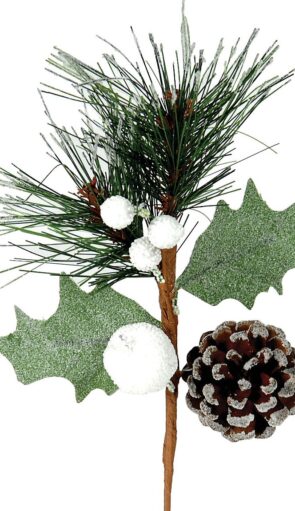 Χριστουγεννιάτικο Διακοσμητικό Κλαδί 18cm