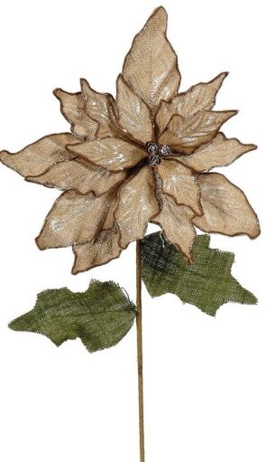 Χριστουγεννιάτικο Διακοσμητικό Λουλούδι 30 x 70(h)cm