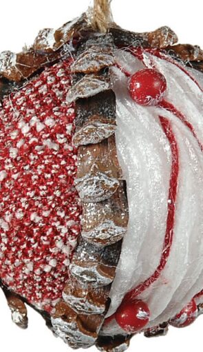 Χριστουγεννιάτικη Μπάλα Φενιζόλ 9cm