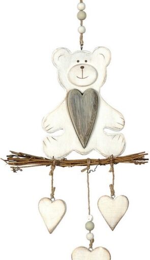 Ξύλινο Κρεμαστό Χριστουγεννιάτικο Στολίδι 14 x 20(h)cm