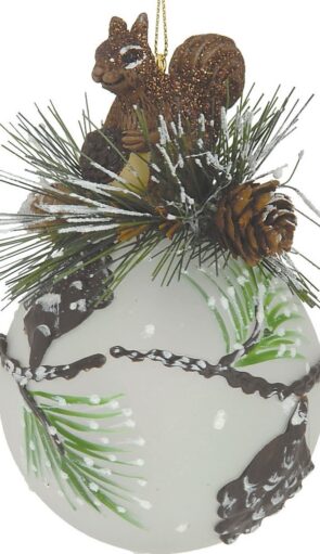 Γυάλινη Χριστουγεννιάτικη Μπάλα 8cm