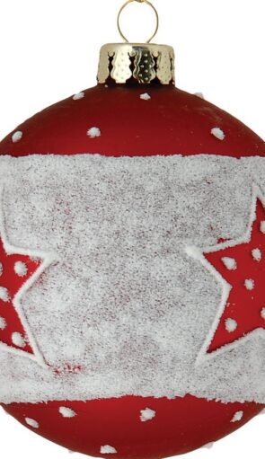 Γυάλινη Χριστουγεννιάτικη Μπάλα 8cm