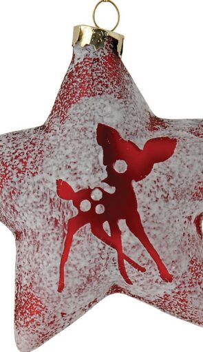 Γυάλινη Χριστουγεννιάτικη Μπάλα 10cm