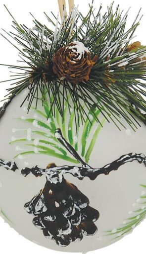 Γυάλινη Χριστουγεννιάτικη Μπάλα 8cm