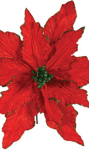 Χριστουγεννιάτικο Διακοσμητικό Λουλούδι 25cm