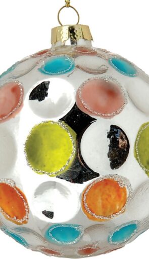 Γυάλινη Χριστουγεννιάτικη Μπάλα 8cm