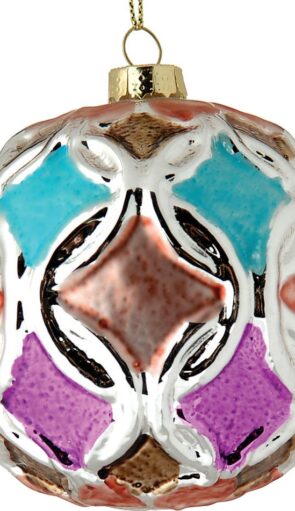 Γυάλινη Χριστουγεννιάτικη Μπάλα 8cm