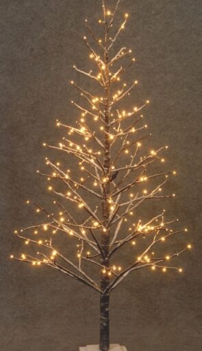 Led Φωτιζόμενο Χριστουγεννιάτικο Δέντρο Με 270Led (45 Flash) Και Θερμό Φωτισμό 180(h)cm