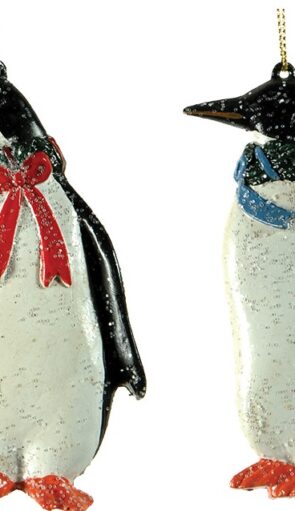 Κρεμαστό Χριστουγεννιάτικο Στολίδι 5 x 10(h)cm ,Σέτ 2 Τεμαχίων