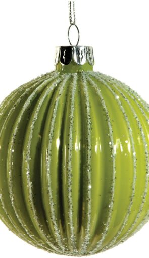 Γυάλινη Χριστουγεννιάτικη Μπάλα 10cm