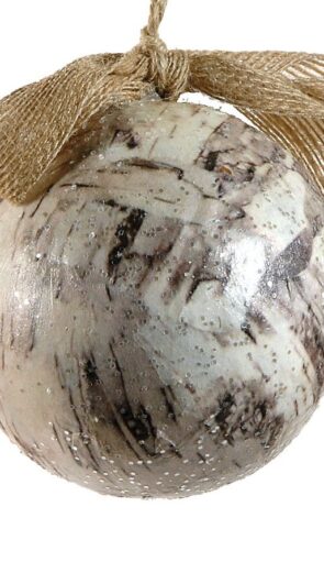 Καφέ Πλαστική Χριστουγεννιάτικη Μπάλα 10cm