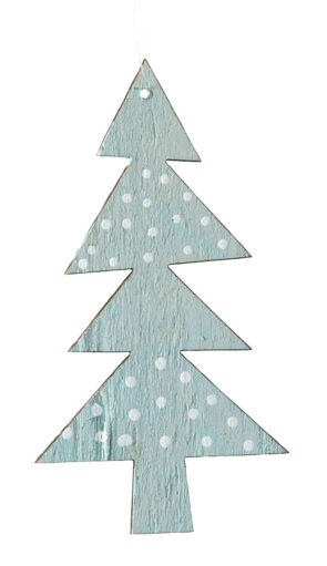 Ξύλινο Κρεμαστό Χριστουγεννιάτικο Στολίδι 6 x 10(h)cm