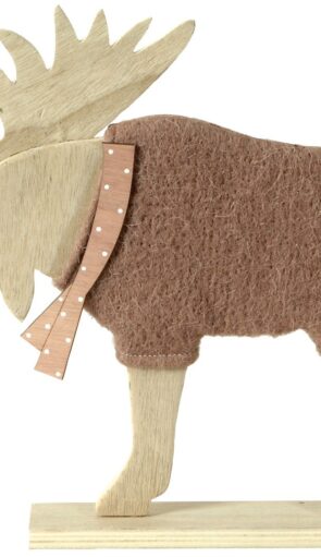 Ξύλινο Επιτραπέζιο Χριστουγεννιάτικο Διακοσμητικό 31 x 5 x 31(h)cm