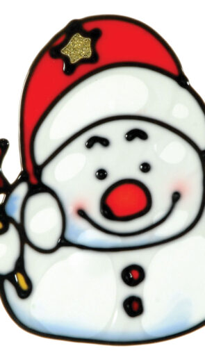 Αυτοκόλλητη Φιγούρα Τζαμιού 15 x 15(h)cm