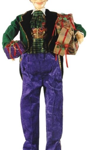 Λούτρινος Επιδαπέδιος Διακοσμητικός Αρλεκίνος 130(h)cm