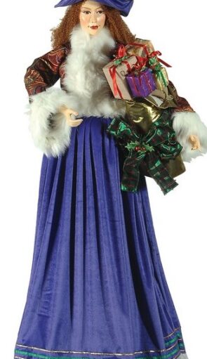 Λούτρινη Επιδαπέδια Διακοσμητική Αρλεκίνα 130(h)cm