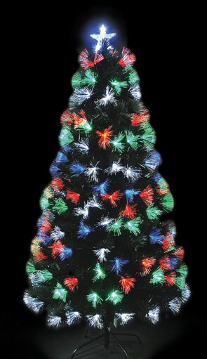 Όπτικαλ Χριστουγεννιάτικο Δέντρο Με Πρόγραμμα ,Θερμό Και Πολύχρωμο Φωτισμό ,90(Η)cm