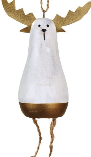 Ξύλινο Κρεμαστό Χριστουγεννιάτικο Στολίδι 6 x 14(Η)cm