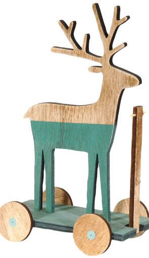 Ξύλινο Επιτραπέζιο Χριστουγεννιάτικο Στολίδι 14 x 20(h)cm