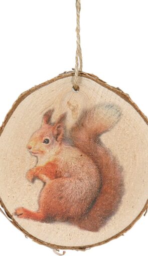 Ξύλινο Κρεμαστό Χριστουγεννιάτικο Στολίδι 9 x 11(h)cm