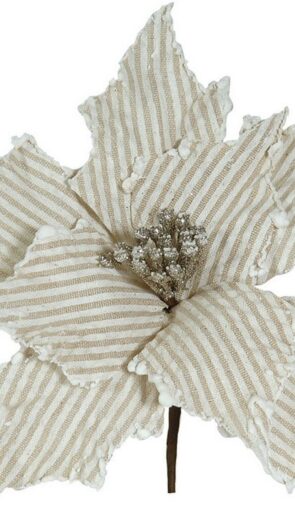 Χριστουγεννιάτικο Διακοσμητικό Λουλούδι 25cm