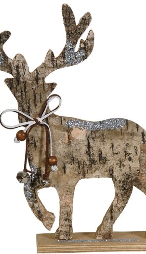 Ξύλινο Επιτραπέζιο Χριστουγεννιάτικο Στολίδι 23 x 27(h)cm