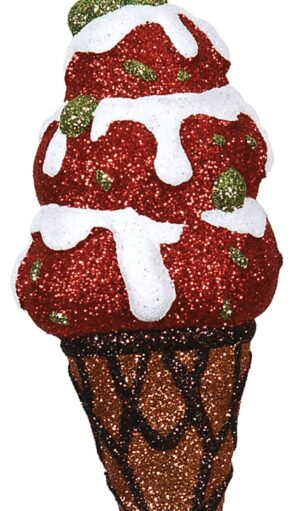 Κρεμαστό Ζαχαρωτό Χριστουγεννιάτικο Στολίδι 7 x 17(h)cm